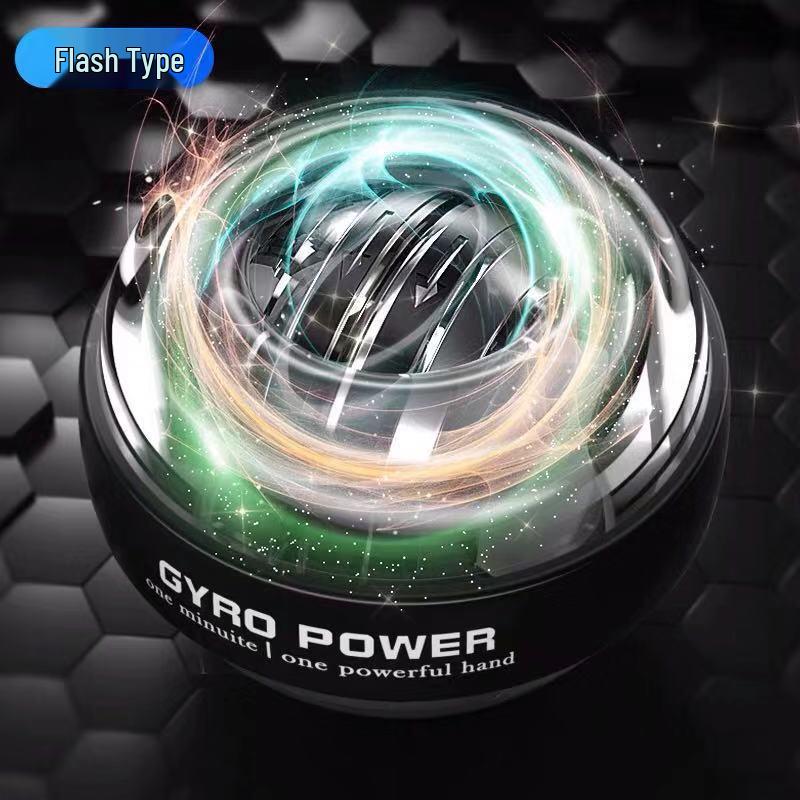 Powerball 100 кг, бесшумный, с автозапуском, тренажер для силы запястья и предплечья для мужчин - 60 режимов упражнений