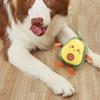 Милые мультяшные игрушки-пищалки в виде авокадо для собак, креативные прочные игрушки-жевания для собак в виде авокадо, интерактивные игрушки для щенков, товары для животных