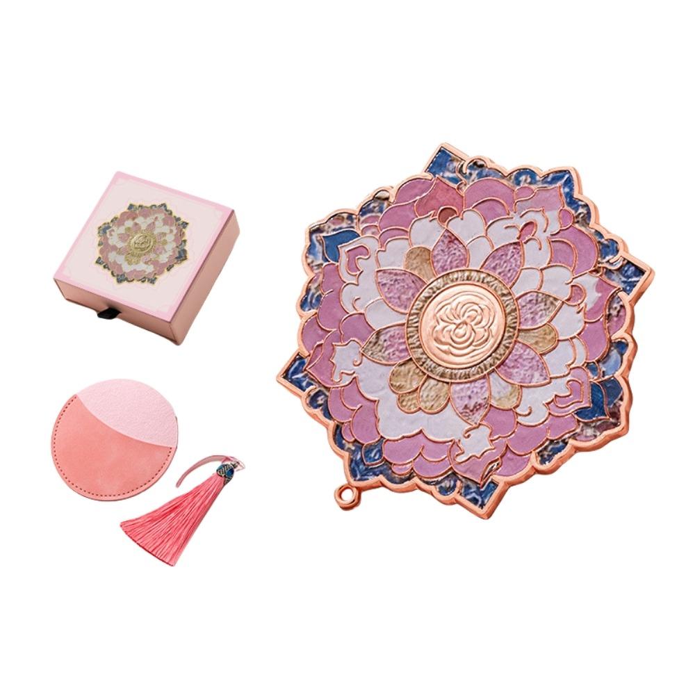 Медное 3D Зеркало для макияжа в виде цветка Изысканное винтажное зеркало Зеркало в китайском стиле Дуньхуан Унисекс