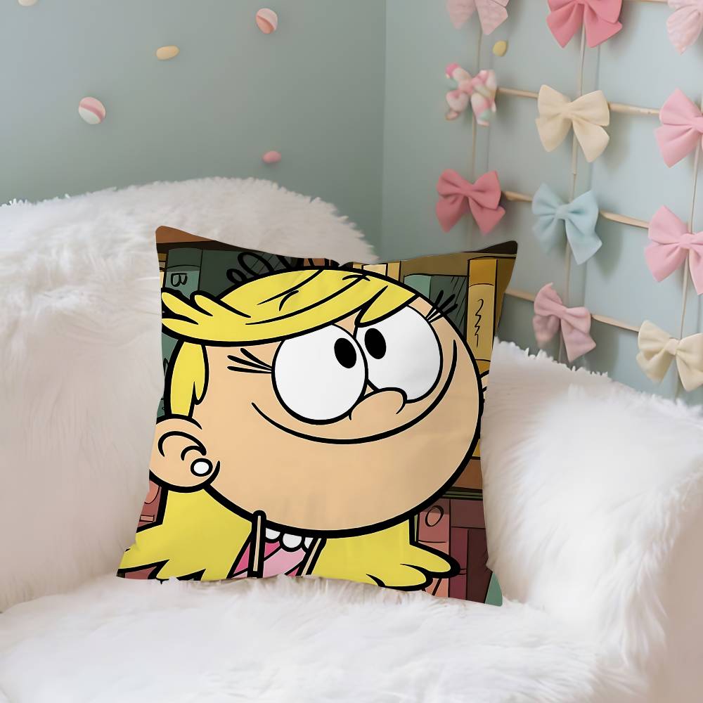 Anime TheLLoudsHHouses Case Plush Fabric Soft Pillowcase Double Sided Print Cushion Cover Household Gifts