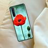 Red Corn Poppy Flower For OPPO A17 A57 A77 A5 A9 A53S A52 A72 A96 A76 A16 A54 A74 A94 A38 A58 A78 A15 A79 Case