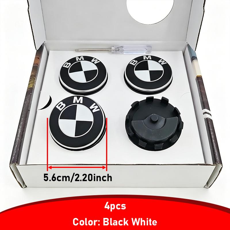 4pcs 56mm 68mm Floating Wheel Center Cap Hub Cover Badge For BMW Z4 X1 X2 X3 F31 F35 E90 E91 X4 X5 X6 M2 M3 M4 M5 M E82 E88 F30 ACPXJ1