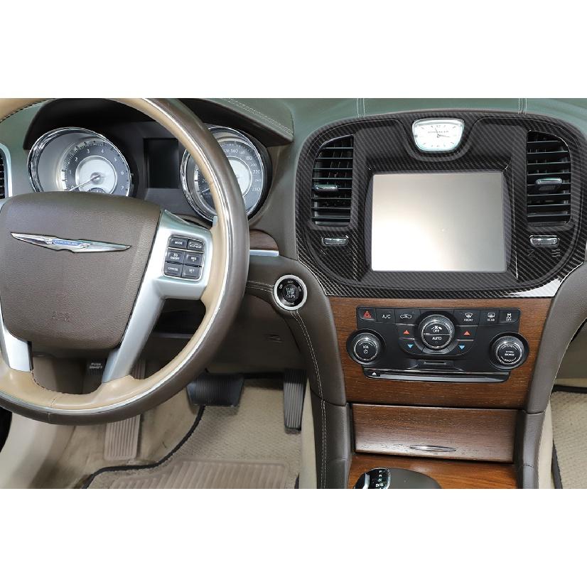 Центральное управление автомобиля, GPS-навигационная панель, декоративная наклейка, наклейка для Chrysler 300/300C 2015-2023, внутренние молдинги