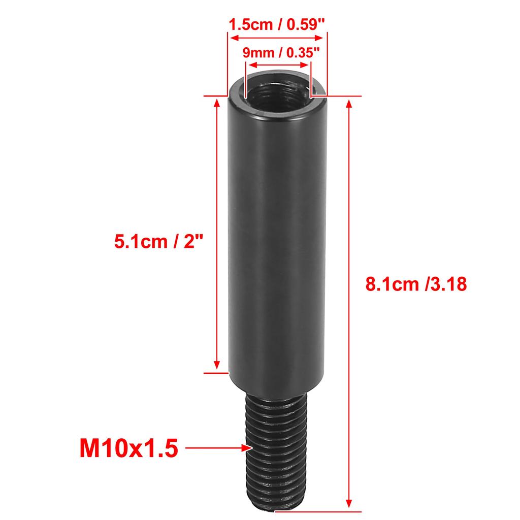 X AUTOHAUX Shift Knob Extension Shift Knob Extension Gear Shift Long Adapter Car Extender