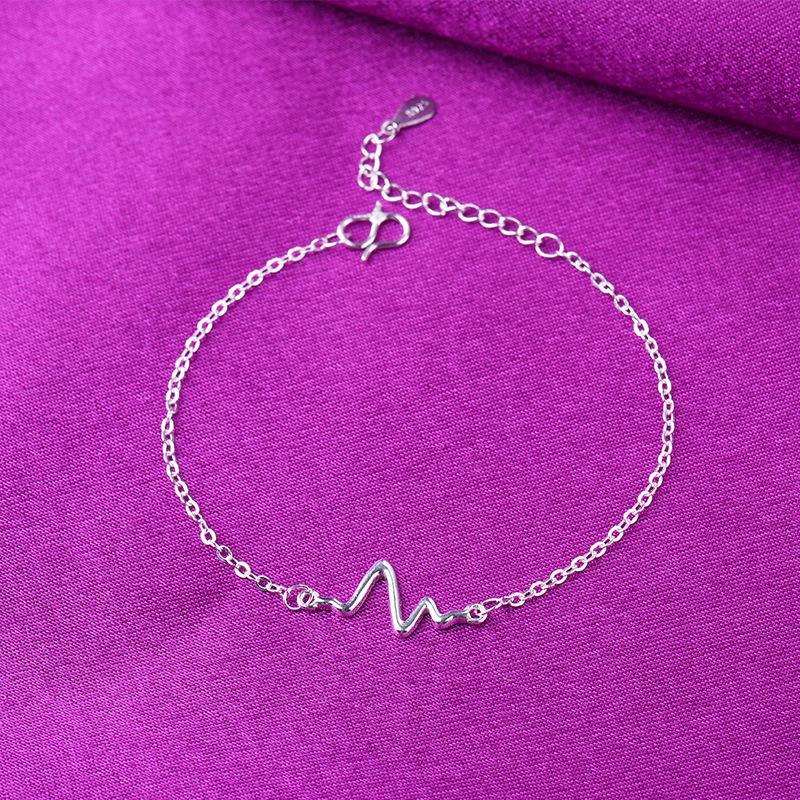 Серебряный многослойный браслет из бусин для женщин - Модный корейский стиль, Идеальный маленький аксессуар или подарок