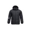Li Ning Basketball Series Casual Short Hooded Down Jacket Winter Men Jackets Black AYMQ095-4