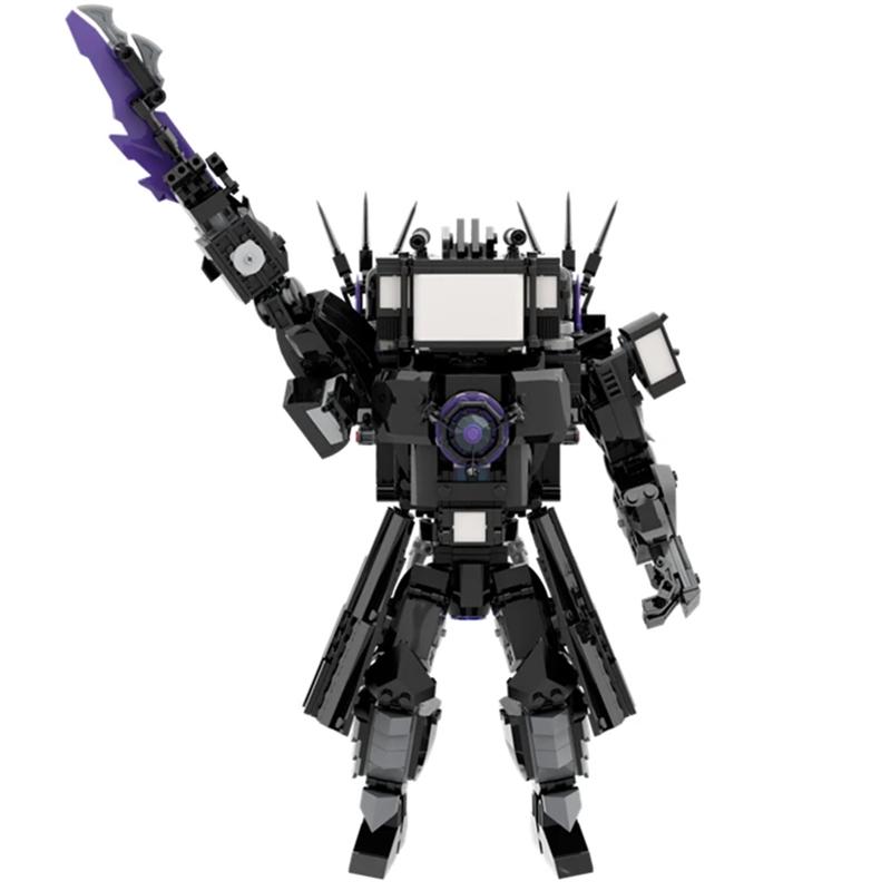 Скибиди Туалет Гигантский Апгрейд Титан ТВ Мен Конструктор Игрушки 835шт Сделай Сам Сборка Обучающие Кирпичики для Мальчиков Девочек Возраст 8-14 Би