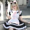 Original Black and White Maid Dress Cute Lolita Dress Cafe Maid Uniform Women's Big Brother Dress