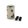 3/4/5/6/6.35/7/8/10  45# Steel Rigid Shaft Coupling Coupler Motor Transmission Connector Sleeve DIY Motor  Parts