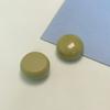 100pcs 17mm Solid Color Round Half Flat Back Cabochon for DIY Jewelry Making Accessories Slime Fillers Charms