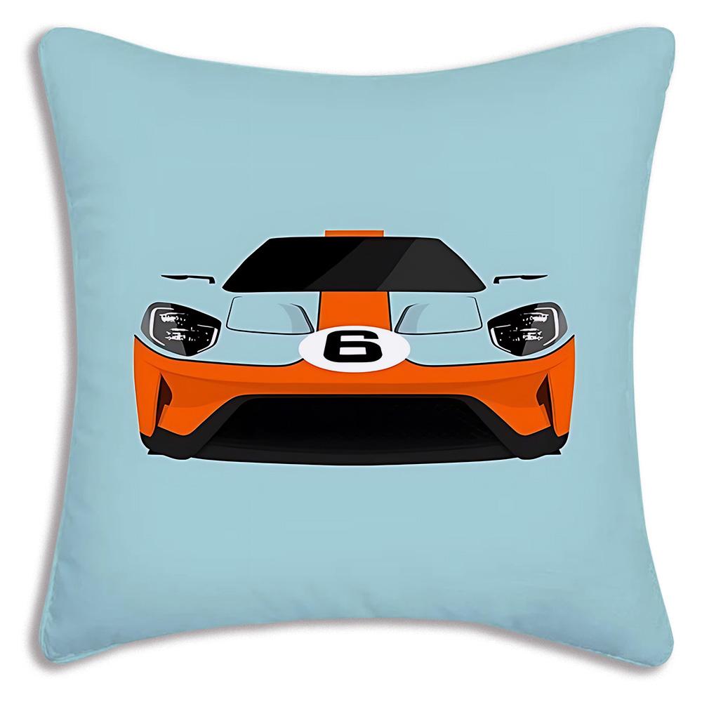 Чехлы на подушки Racing For Gulfs Мультяшные Декоративные для дивана Домашние Двусторонние Короткий плюш Милый Чехол для подушки
