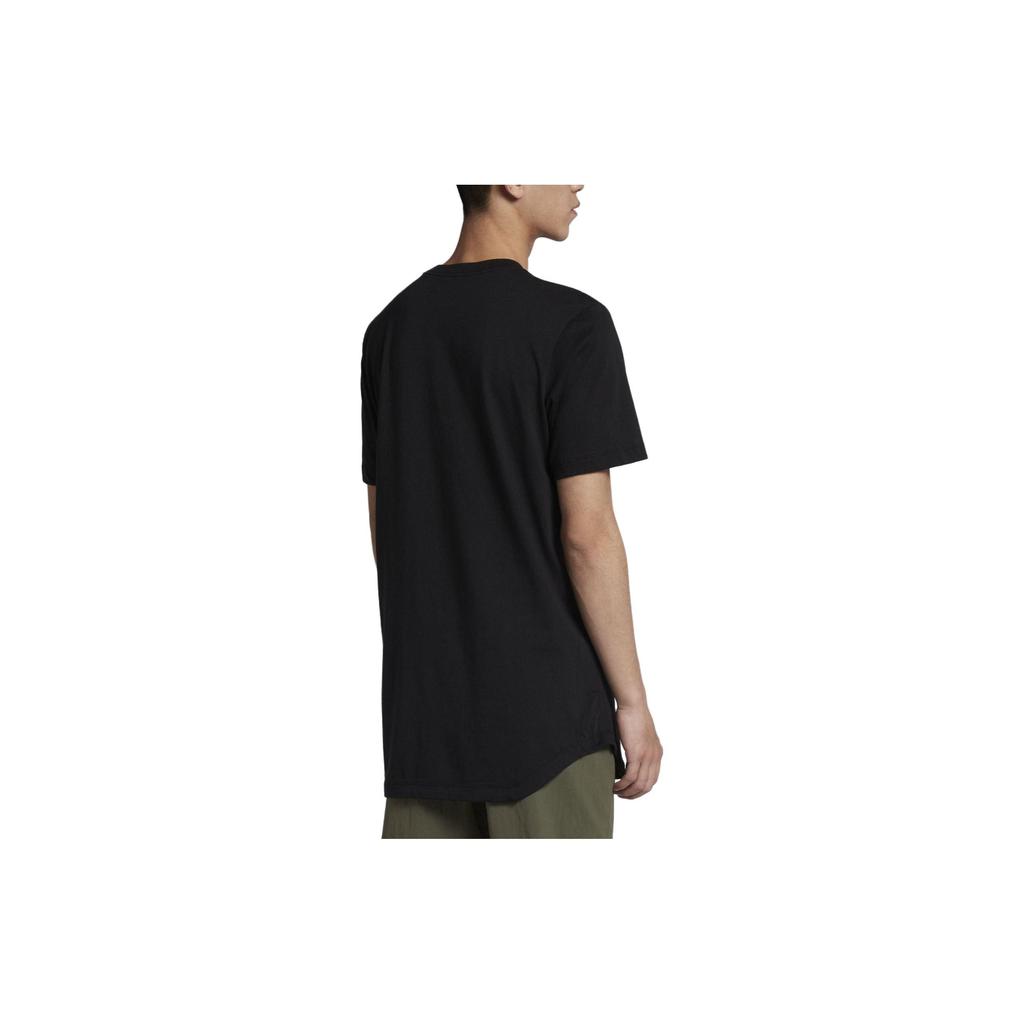 Jordan Спортивная футболка с логотипом, мужские топы, черная 915938-010