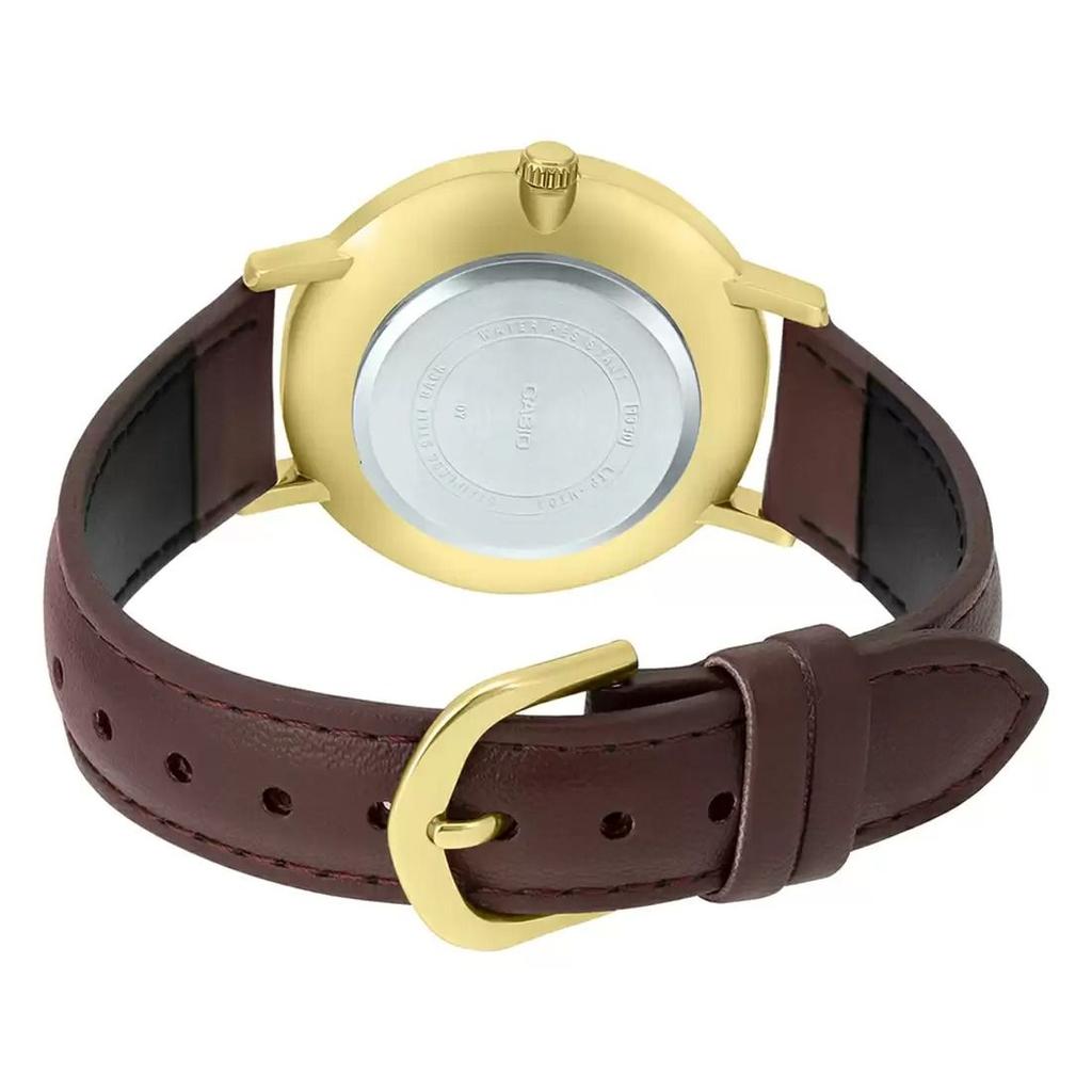 Коричневые женские аналоговые часы, Brown Analog Women's Watch,  Casio