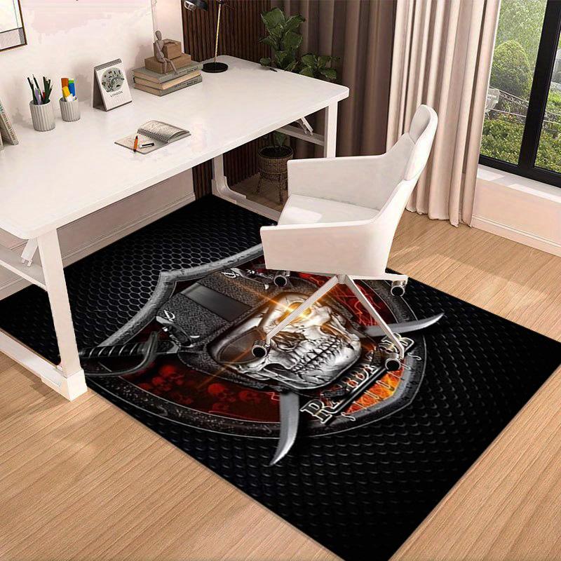 Las Vegas Raiders Area Rug for Office, Chair Rug, Decorative Carpet Livingroom Mat, Large Size Fan gifts Christmas gifts