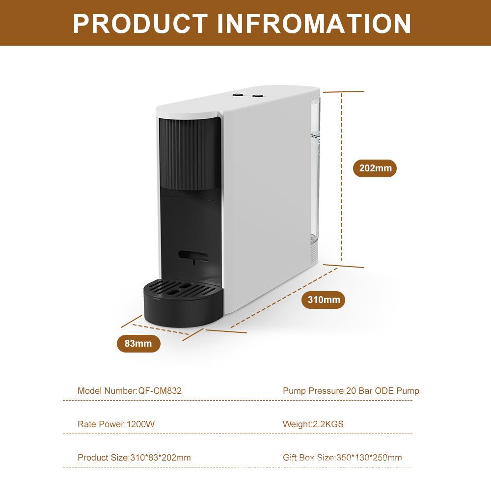 Fully Automatic Espresso Capsule Coffee Machine Home Office