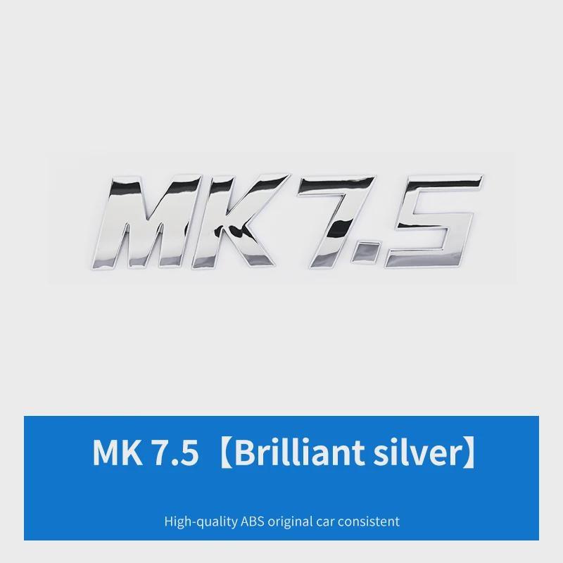 3D ABS буквы MK5 MK6 MK7 MK7.5 эмблема значок автомобиля наклейка для GO-LF автомобиля крыло багажник задняя наклейка