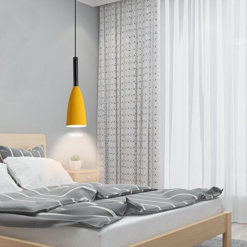 Nordic Modern Creative Chandelier Simple Pendent Multicolor Lamp Single Head Chandelier Спальня Кухня Ресторан Кофе-бар