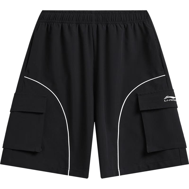 Li-Ning Детские спортивные шорты с влагоотводящими свойствами, быстросохнущие