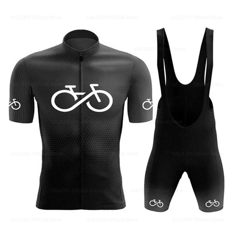 Синий 2025 градиент веломайка комплект мужской новый летний короткий рукав горного велосипеда одежда униформа велосипедный костюм дышащий велосипедный костюм