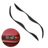For BMW 3 Series E46 1998 1999 2000 2001 2002 2003 2004 2005 Car Carbon Fiber Front Headlight Eyebrow Eye Lid Eyelids Cover
