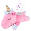 Cartoon Animal Shaped Musical Star Projector Plush Toy Stuffed Animal Night Light Soother Toys