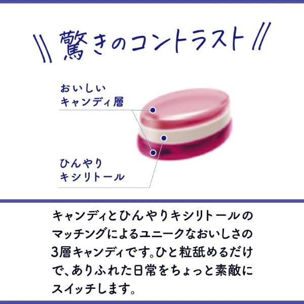 Kasugai Seika Xyli Crystal Fruit Ассорти для горла 67г x 6 пакетиков Леденцы,