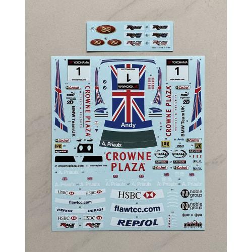 Platz/NuNu 1/24 Scale BMW 320si E90 2008 WTCC Brands Hatch Winner, 2008 WTCC BMK UK Team, Decals Included, Plastic Model Kit PN24037SK (Car)