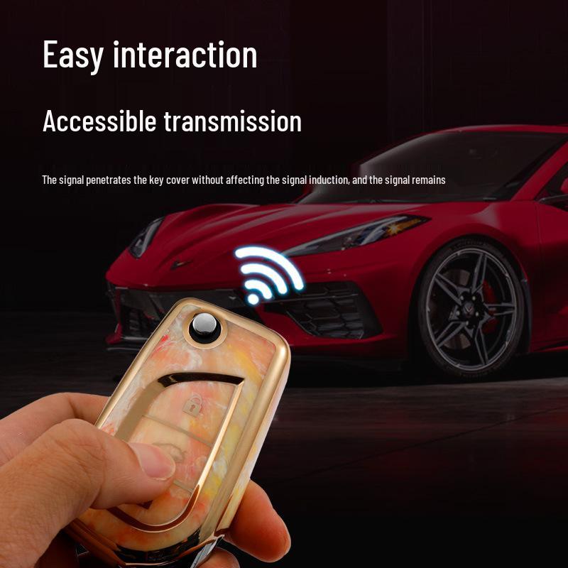 Чехол для ключа Toyota для RAV4, Camry, Reiz, Levin, Corolla, Highlander - Складная застежка для мужчин и женщин