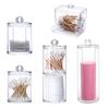 Acrylic Makeup Organizer Cotton Swabs Qtip Container Cosmetic Makeup Cotton Pad Organizer Jewelry Storage Box(empty Box)#d2