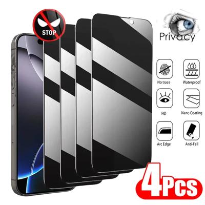 4 шт. защитное закаленное стекло для iPhone 16 Pro Max 16Pro 16Plus, предотвращающее поломку защитное стекло для iPhone 15ProMax 16ProMax