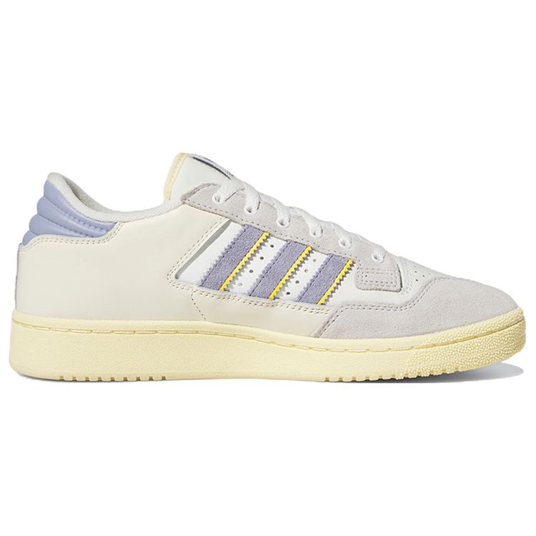 Adidas Centennial 85 Low Crystal White Silver Violet Unisex Sneakers Bold-Gold ID1812