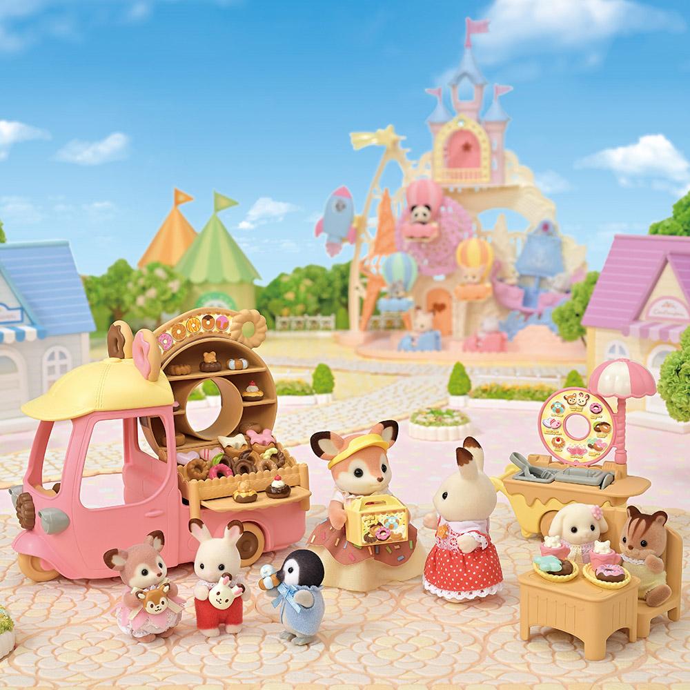 Sylvanian Families Игровой набор «Сладкая тележка с пончиками Мамы-оленихи»