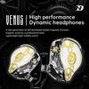 Hifi Kingdom ND VENUS Dynamic Driver (1DD) Wired In-Ear Monitors with 3.5mm Plug, Blue, No Mic