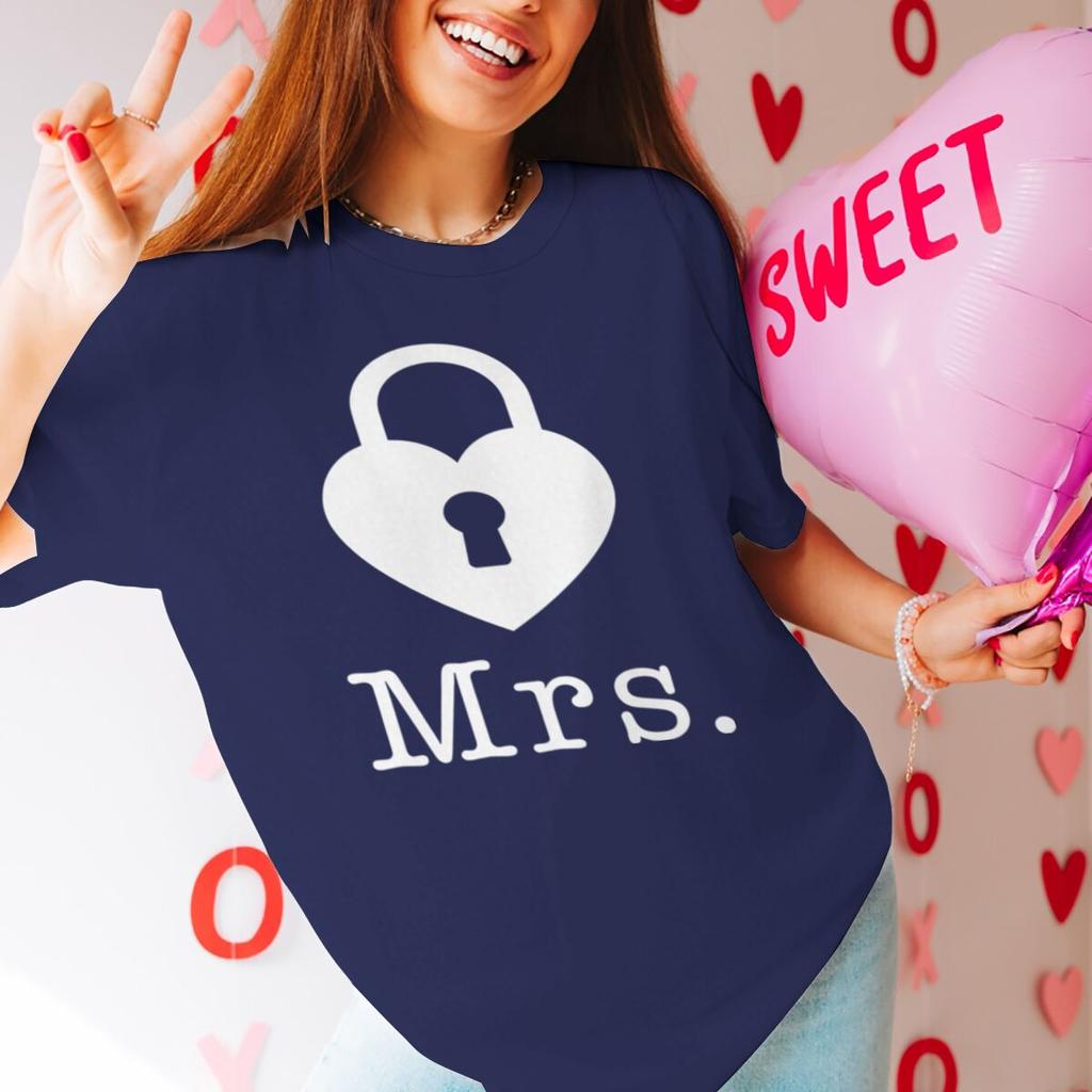 Забавная футболка с принтом Замок и Ключ для пары, matching t-shirt, Мужская Женская, Футболка на годовщину свадьбы, Модная, с коротким рукавом, Подарок на День Святого Валентина, Streetwear