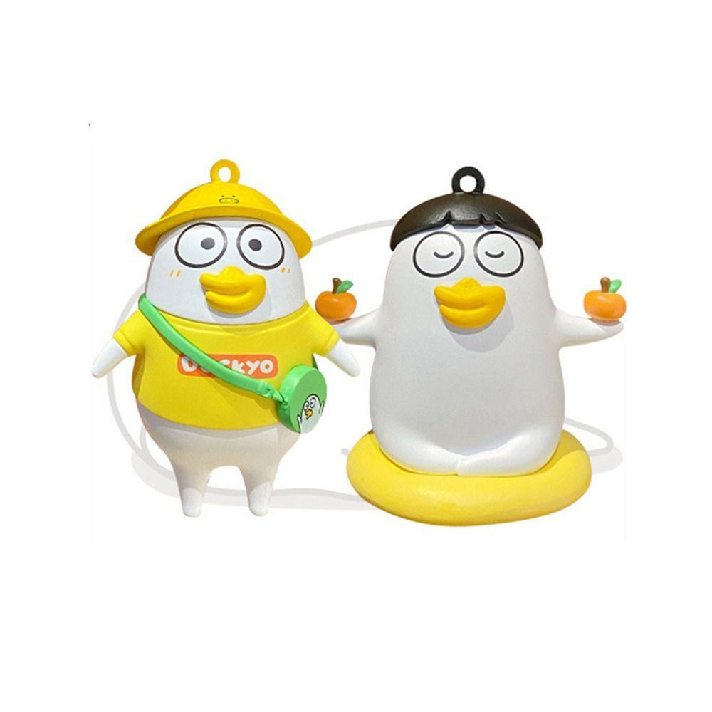 Брелок для ключей Wacky Little Liu Duck 3D, модный брелок для ключей, подвеска для школьного рюкзака, подарок