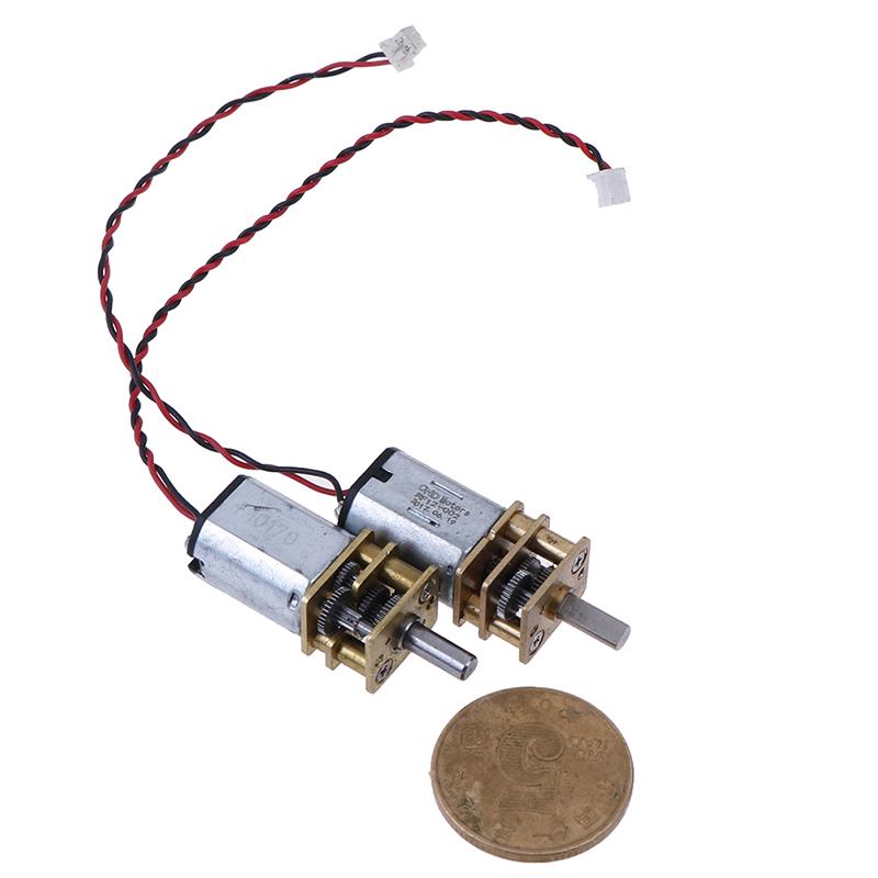 Dc 3V-6V 5V 55Rpm Reduction Gearbox Slow Speed Micro N20 Full Metal Gear Motor