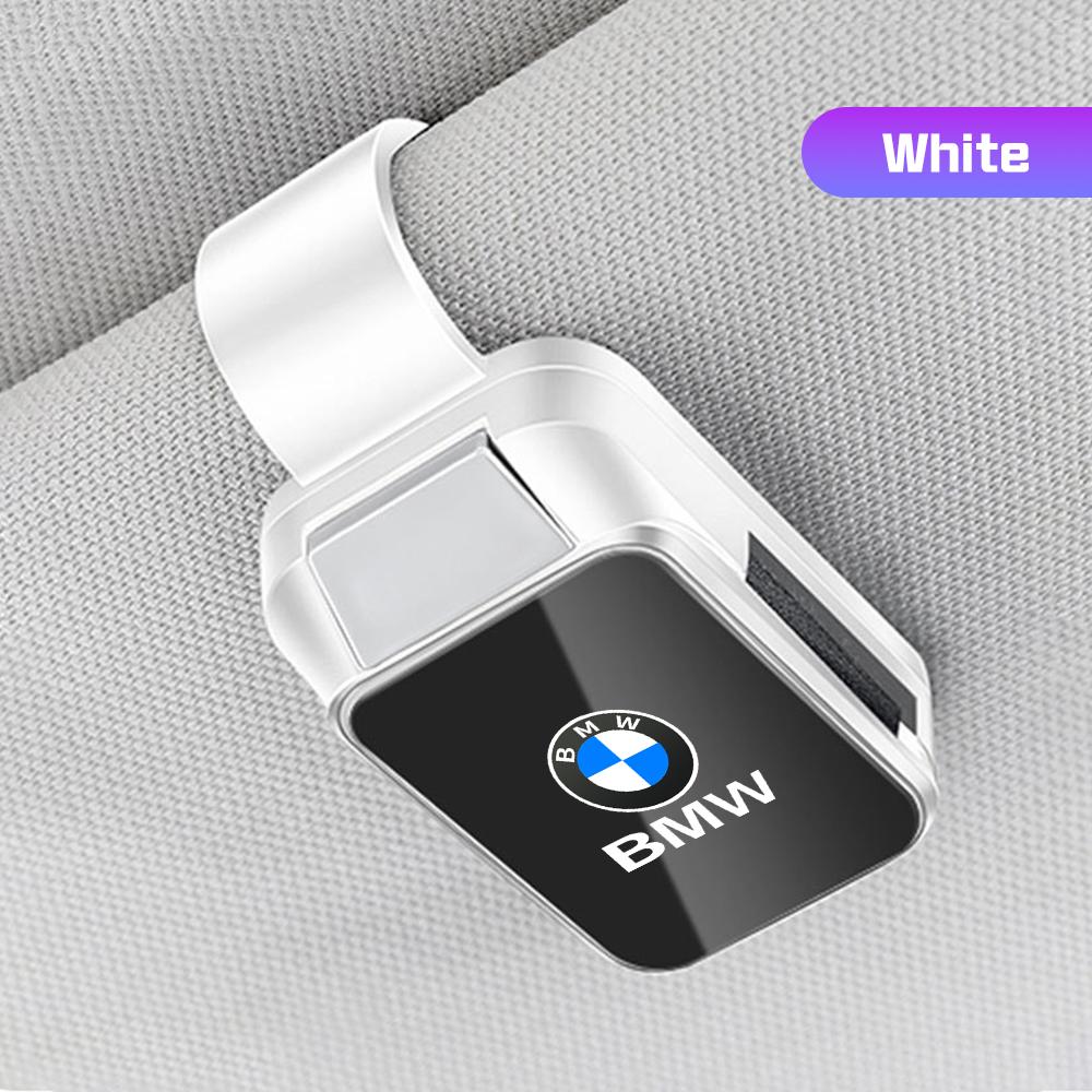 ZLK17 Car Interior Visor Glasses Clip Sunglasses Holder For BMW X1 X2 X3 X5 X4 X6 X7 1 3 5 6 7 Series E60 E90 E70 F48 G20 G30 i3 i7 i8