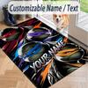 Custom Text Teenage Mutant Ninja Turtles Pattern Floor Rug Soft Indoor Carpet Mat Living Room Bedroom