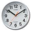 Landex Wall Diameter Mini Continuous Second Can Be Used As a Wall Clock or Table YW9162SV Clock, Silver, 18cm, Plus, Radio-Controlled, Hand, Clock,