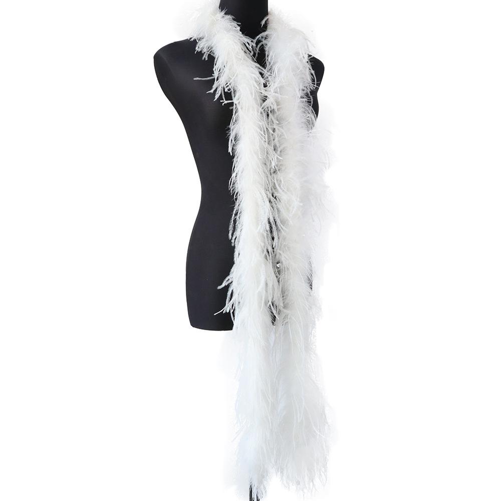 Ostrich Feather Top Short Hair Clothing Accessories Diy Top Feather 