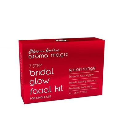 Aroma Magic 7-шаговый набор для лица Bridal Glow | Усиление естественного сияния + Ослепительное сияние и восстановление | Упаковка из 1 шт. (20г + 18мл)