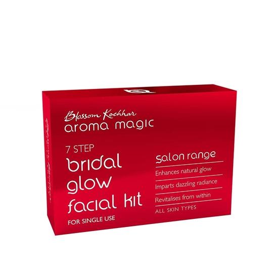 Aroma Magic 7-шаговый набор для лица Bridal Glow | Усиление естественного сияния + Ослепительное сияние и восстановление | Упаковка из 1 шт. (20г + 18мл)