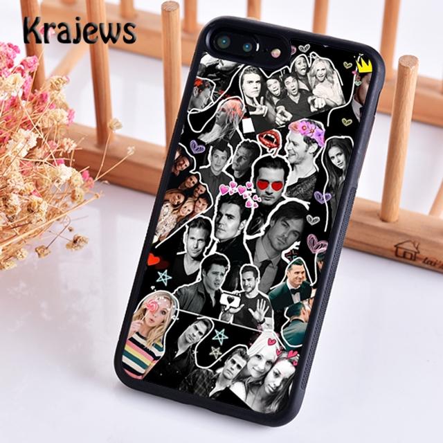 Krajews Дневники вампира КОМАНДА ДЕЙМОНА Мягкий чехол для телефона для iPhone 17 Air 16 15 14 plus 11 12 13 pro max coque Fundas