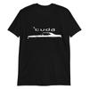 Hemi Cuda Muscle Car Silhouette Classic Car Barracuda Short Sleeve Unisex T-Shirt