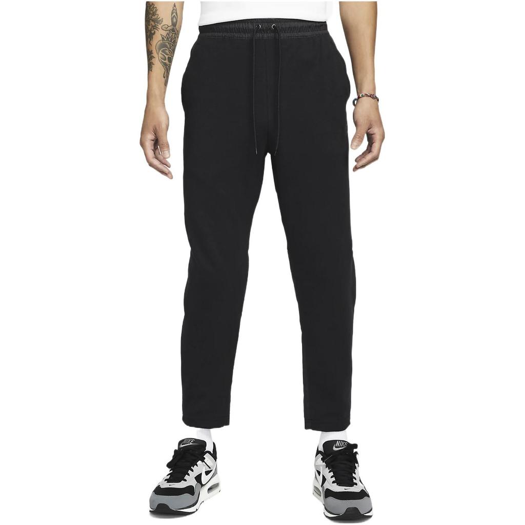 Nike Casual Pants Men's Black Moderate Straight Fit Pants DD7013-010