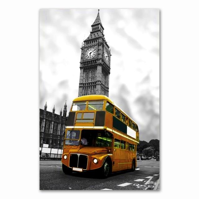 Скандинавские S и принты, картины для гостиной, настенные художественные декоративные картины, холст с принтом, город, Лондон, Париж, пейзаж, без рамки