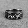 Stainless Steel Man Men Rings Punk Rock Hip Hop Demon Devil's Eyes Unique Personality for Biker Male Boy Fashion Jewelry Gift