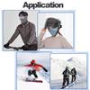 Winter Warm Face Mask Men Women Fleece Windproof Anti-fog HD Riding Goggles Thermal Cycling Skiing Full Face Protective Headwear