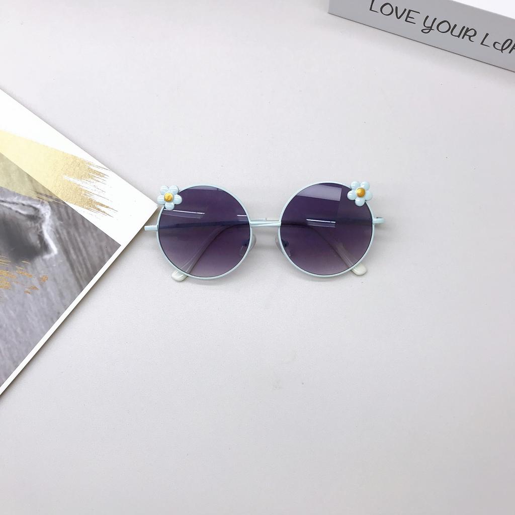 Детские солнцезащитные очки модные вечерние вечерние милые для девочек и мальчиков цветы солнцезащитные очки с защитой от ультрафиолета