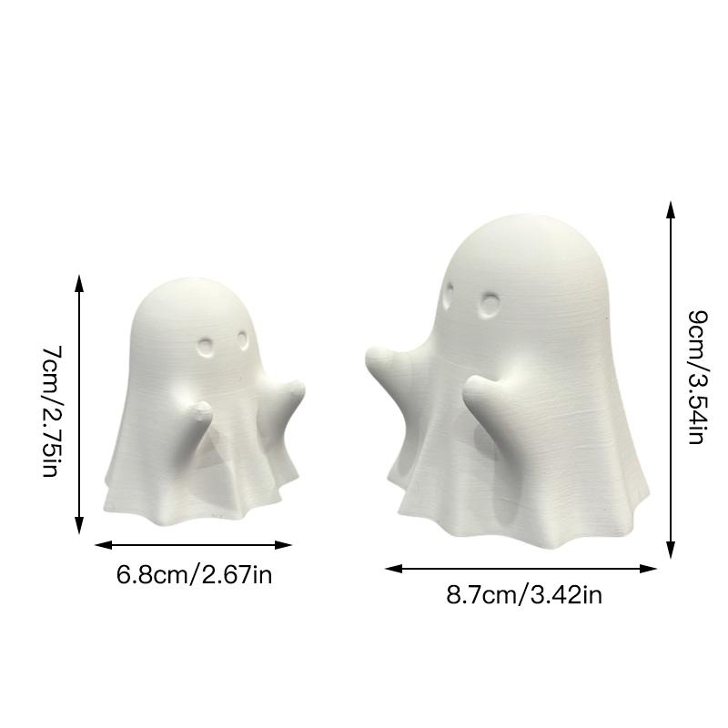 Cute Ghost Pen Holder Set Desktop Decoration Halloween Decoration